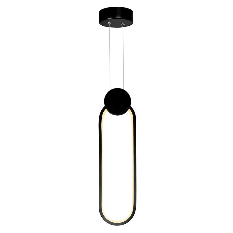 CWI Lighting Pulley 4" Mini Pendant, Black
