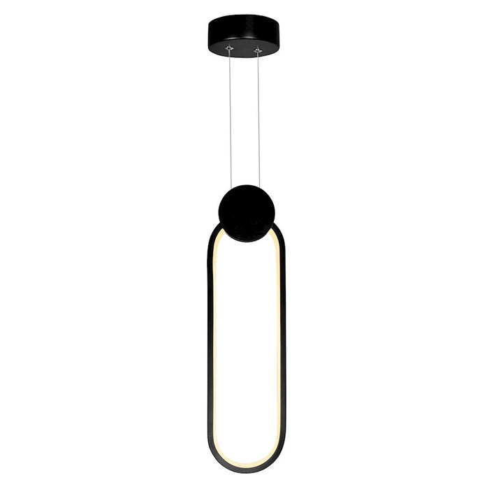 CWI Lighting Pulley 4" Mini Pendant, Black