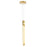CWI Lighting Pulley 4" Mini Pendant, Satin Gold