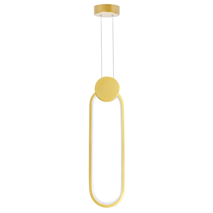CWI Lighting Pulley 4" Mini Pendant, Satin Gold