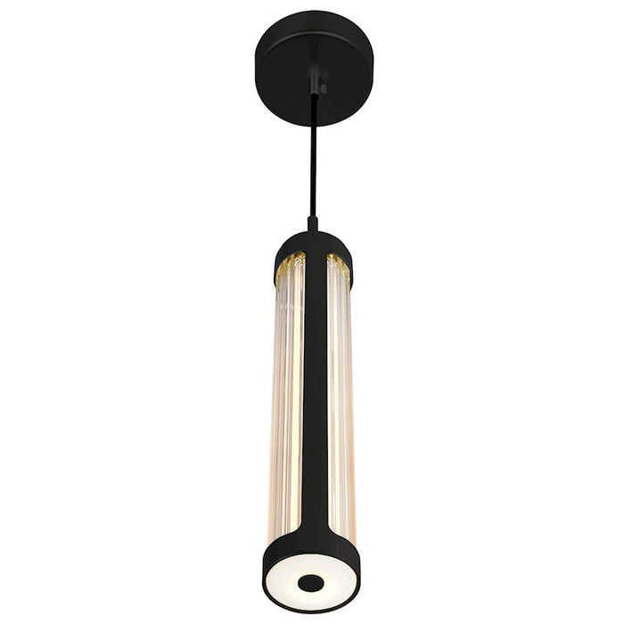 CWI Lighting Neva Mini Pendant, Black/Clear