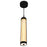 CWI Lighting Neva Mini Pendant, Black/Clear
