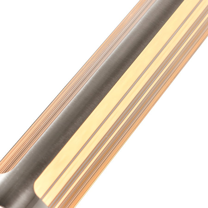 CWI Lighting Neva Mini Pendant, Satin Nickel/Clear