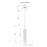 CWI Lighting Neva Mini Pendant, Satin Nickel/Clear