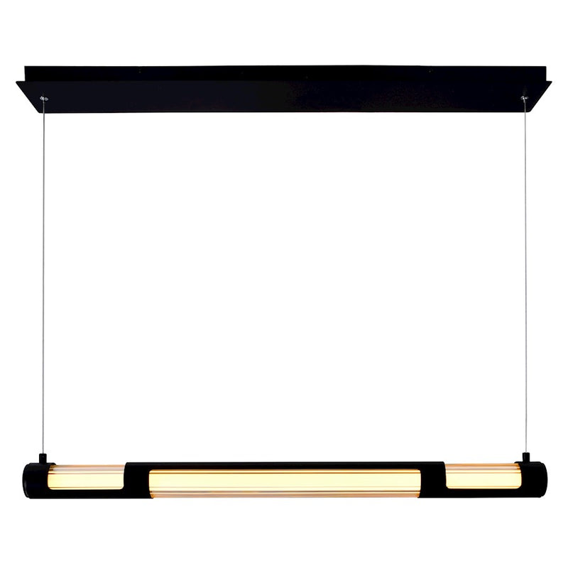 CWI Lighting Neva Chandelier, Black/Clear