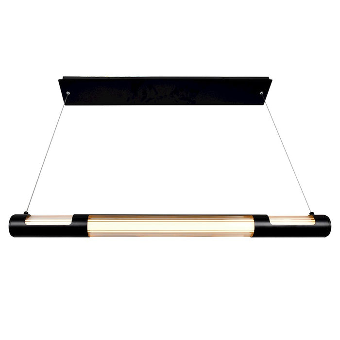 CWI Lighting Neva Chandelier, Black/Clear