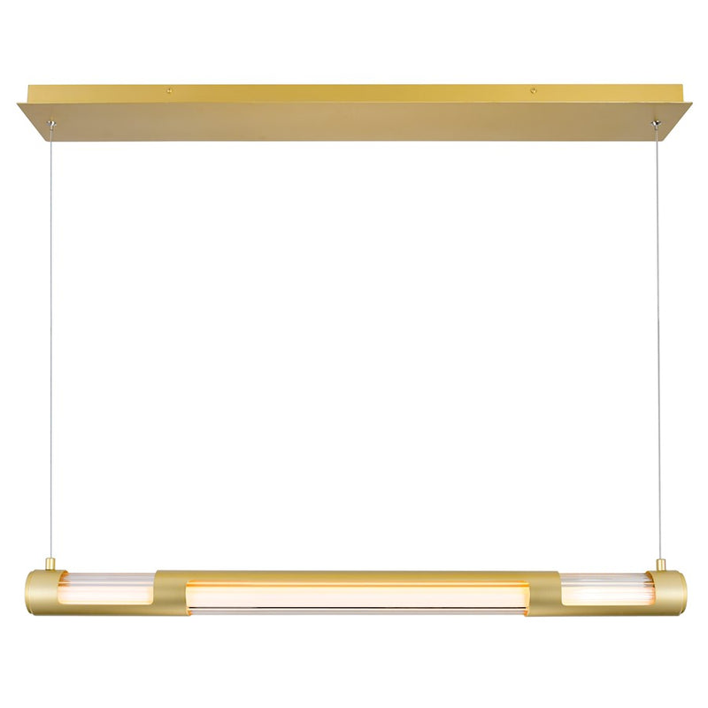 CWI Lighting Neva Chandelier, Satin Gold/Clear