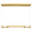 CWI Lighting Neva Chandelier, Satin Gold/Clear