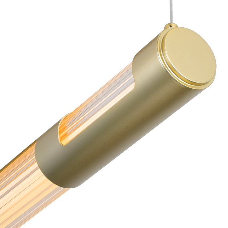 CWI Lighting Neva Chandelier, Satin Gold/Clear