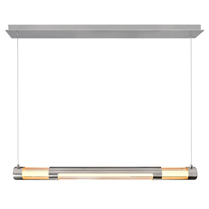 CWI Lighting Neva Chandelier, Satin Nickel/Clear
