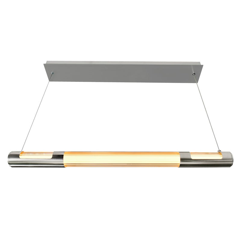 CWI Lighting Neva Chandelier, Satin Nickel/Clear