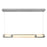CWI Lighting Neva Chandelier, Satin Nickel/Clear