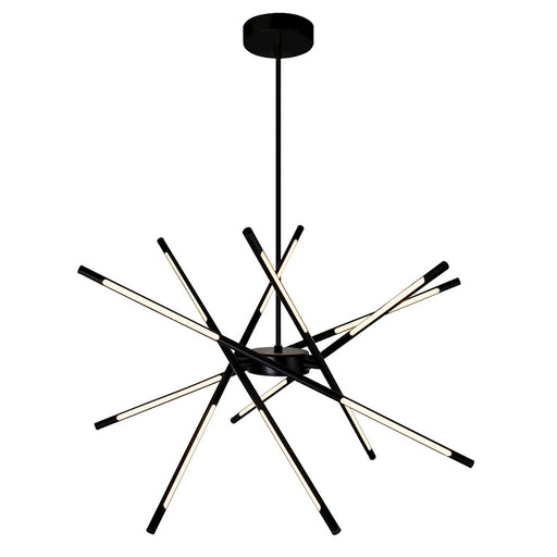 CWI Lighting Oskil 31" Chandelier, Black