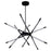CWI Lighting Oskil 31" Chandelier, Black