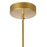 CWI Lighting Oskil 31" Chandelier, Satin Gold