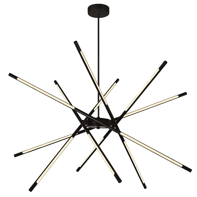 CWI Lighting Oskil 43" Chandelier, Black