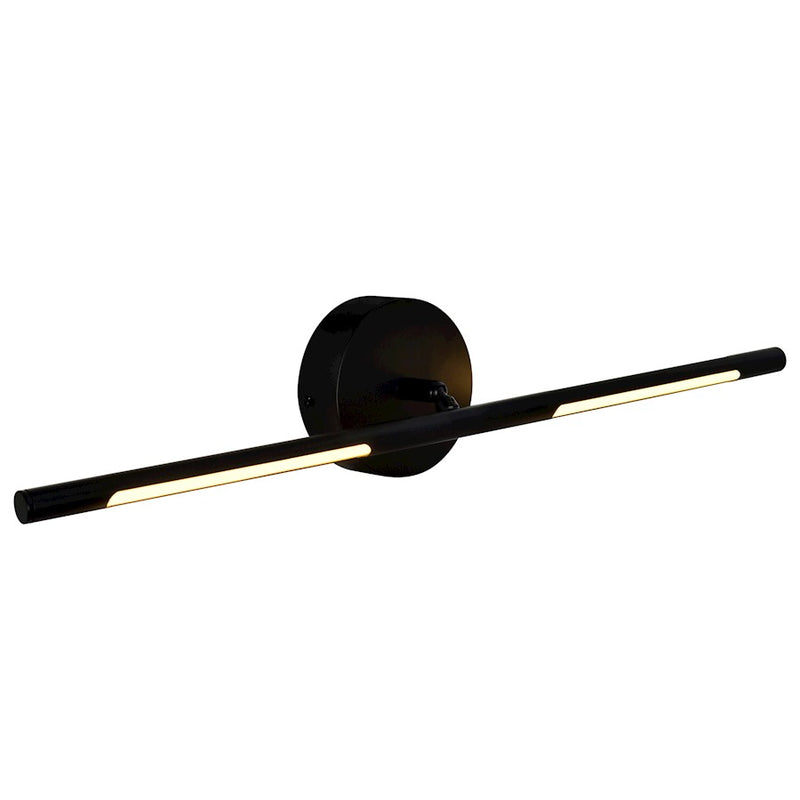 CWI Lighting Oskil Wall Light, Black