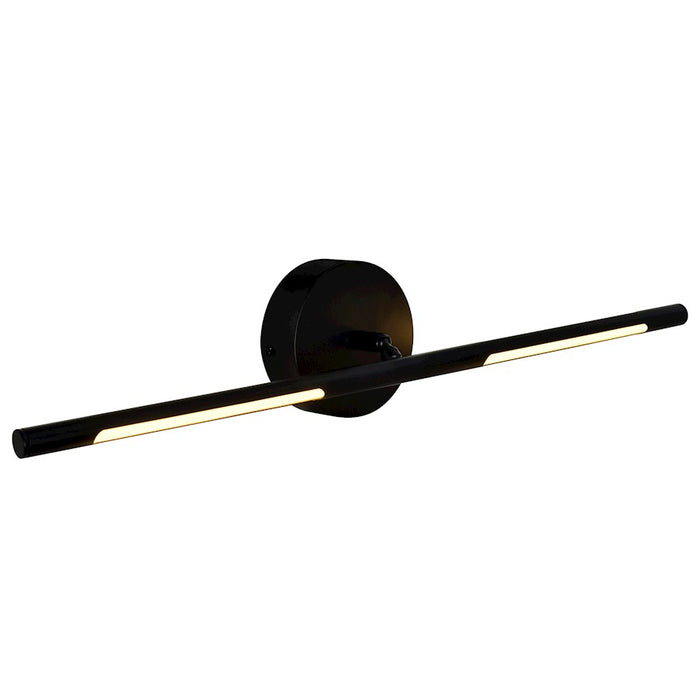 CWI Lighting Oskil Wall Light, Black - 1375W24-1-101