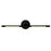CWI Lighting Oskil Wall Light, Black