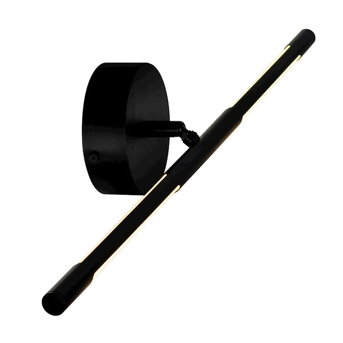 CWI Lighting Oskil Wall Light, Black