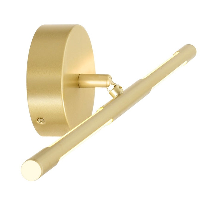 CWI Lighting Oskil Wall Light, Satin Gold