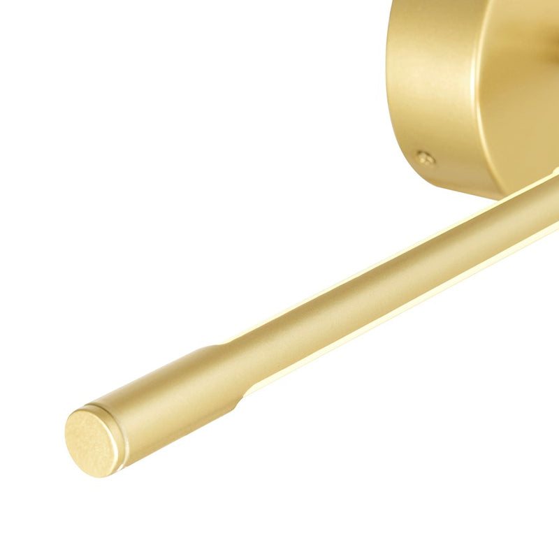 CWI Lighting Oskil Wall Light, Satin Gold