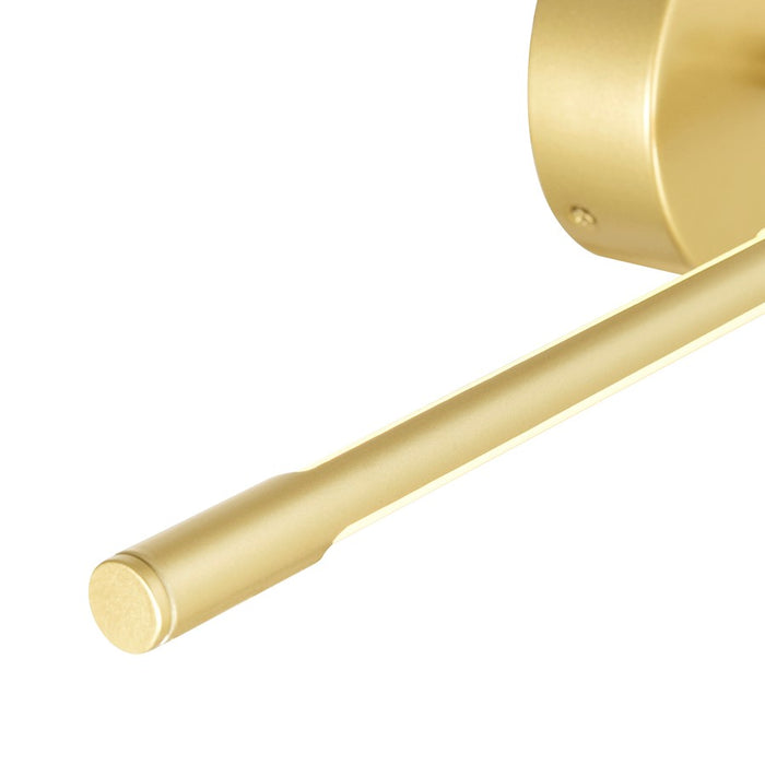 CWI Lighting Oskil Wall Light, Satin Gold