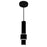 CWI Lighting Lena Mini Pendant, Black