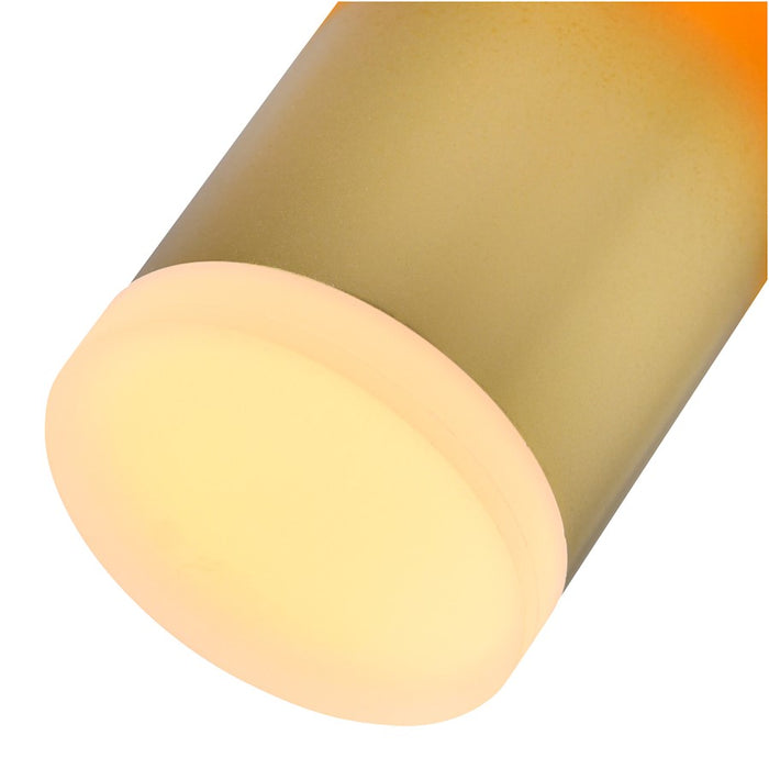 CWI Lighting Lena Mini Pendant, Satin Gold