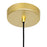 CWI Lighting Lena Mini Pendant, Satin Gold