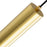 CWI Lighting Lena Mini Pendant, Satin Gold