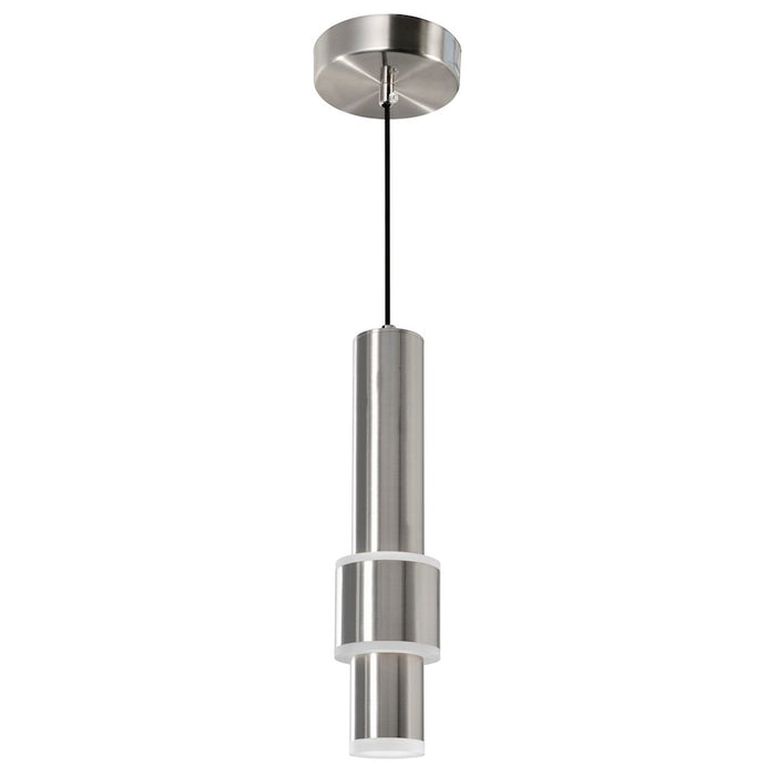 CWI Lighting Lena Mini Pendant, Satin Nickel