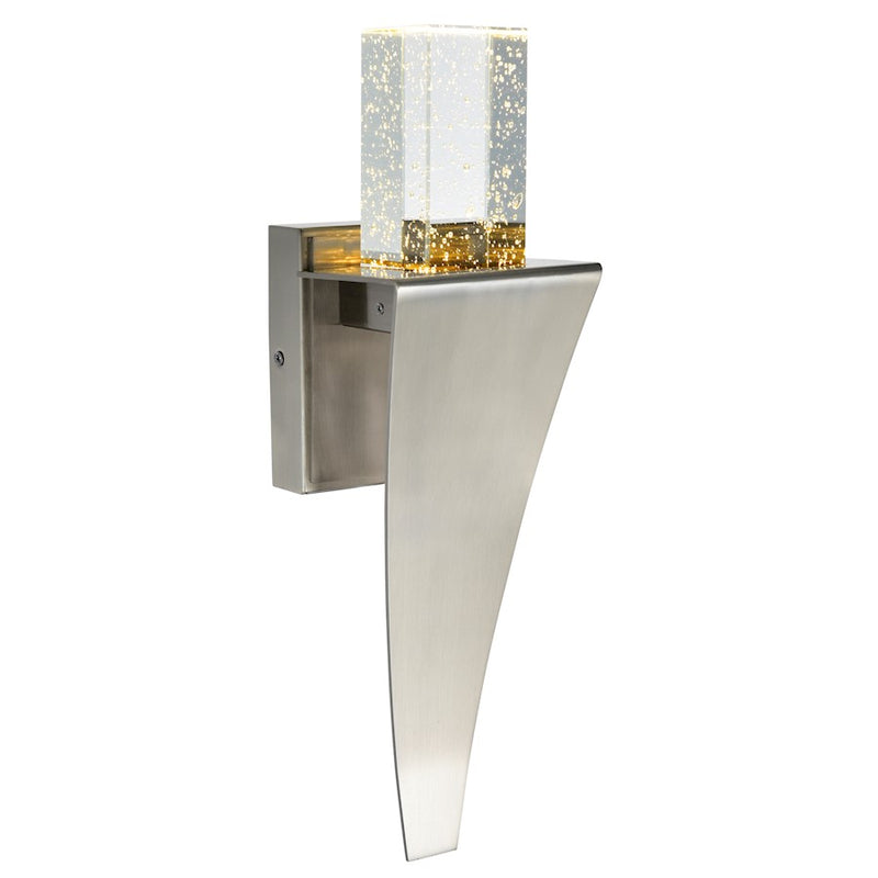 CWI Lighting Catania 5" Wall Light, Satin Nickel