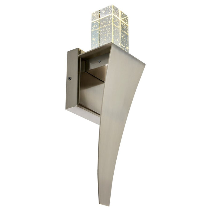 CWI Lighting Catania 5" Wall Light, Satin Nickel