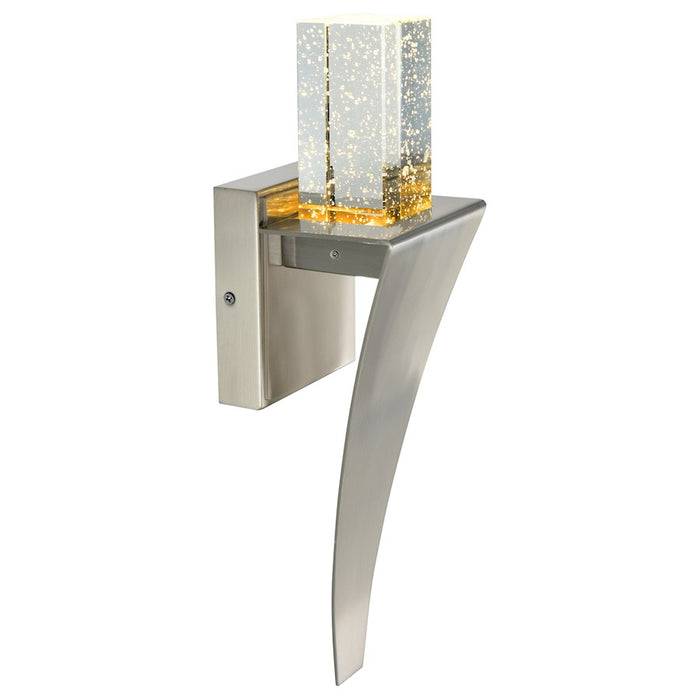CWI Lighting Catania 5" Wall Light, Satin Nickel