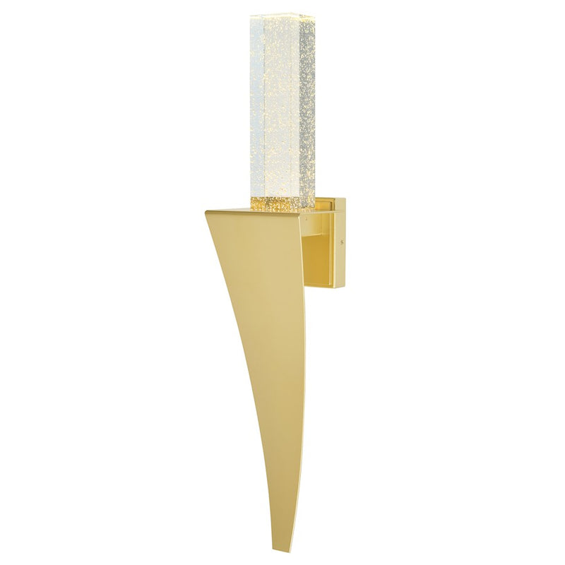 CWI Lighting Catania 7" Wall Light, Satin Gold