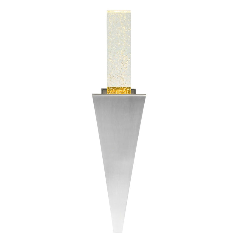 CWI Lighting Catania7" Wall Light, Satin Nickel
