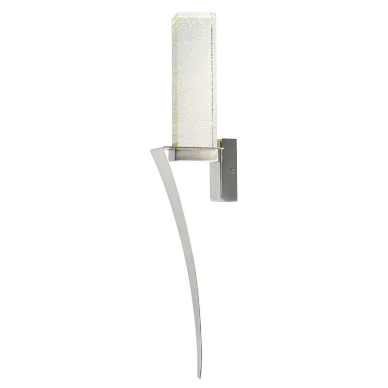 CWI Lighting Catania7" Wall Light, Satin Nickel