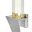 CWI Lighting Catania7" Wall Light, Satin Nickel