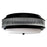 CWI Lighting Valdivia 4 Light Flush Mount, Black/Frosted