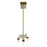 CWI Lighting Valira LED 63" Chandelier, Brass/Clear