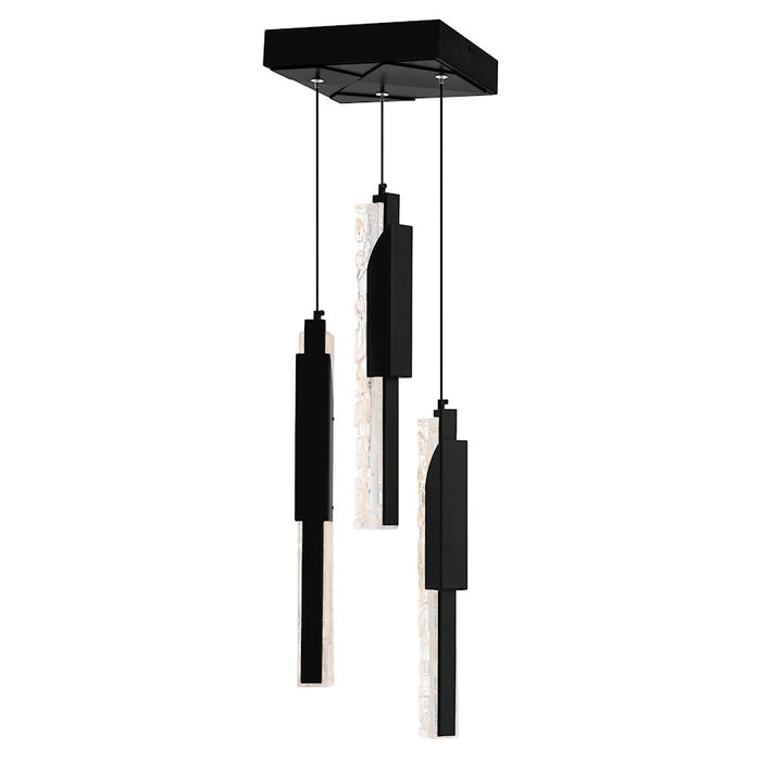 CWI Lighting Valira LED Mini Pendant, Black/Clear