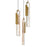 CWI Lighting Valira LED Mini Pendant, Brass/Clear