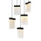 CWI Lighting Lava 12" Mini Pendant, Black