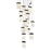 CWI Lighting Lava 24" Chandelier, Black
