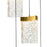CWI Lighting Lava 24" Chandelier, Brass