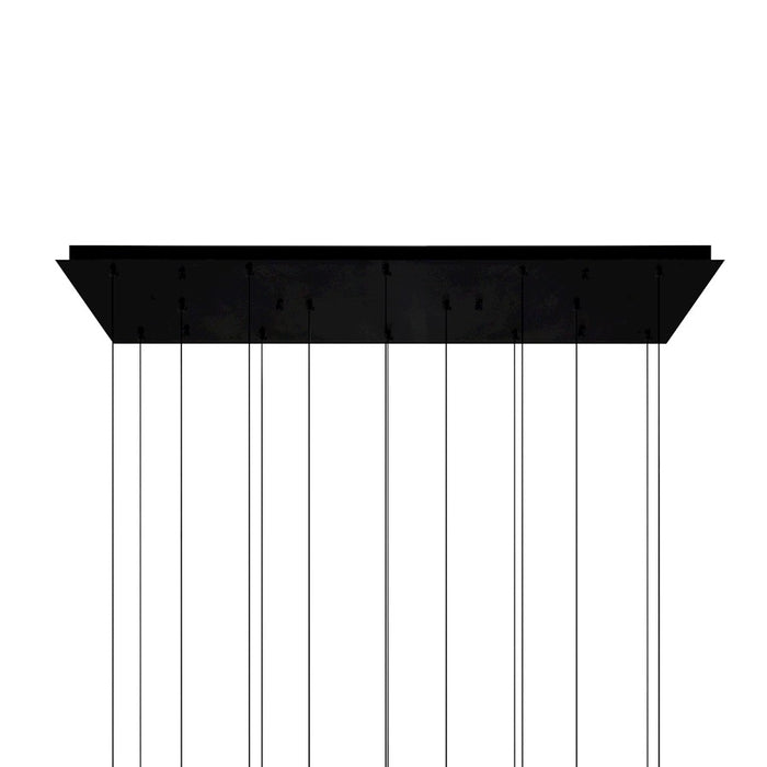 CWI Lighting Lava 48" Chandelier, Black