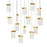 CWI Lighting Lava 48" Chandelier, Brass