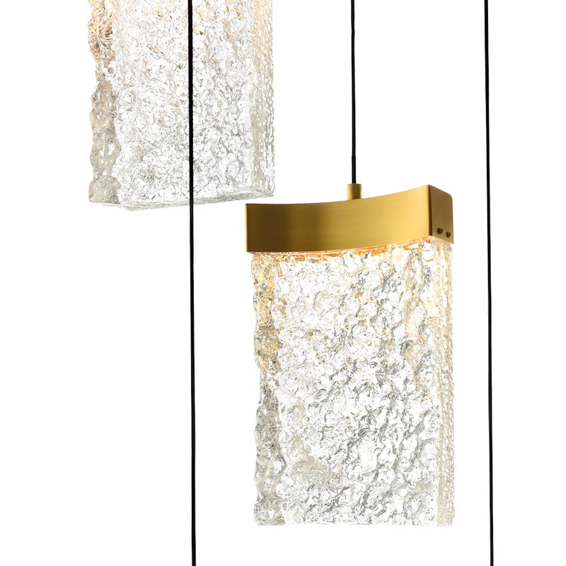 CWI Lighting Lava 48" Chandelier, Brass