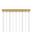 CWI Lighting Lava 48" Chandelier, Brass